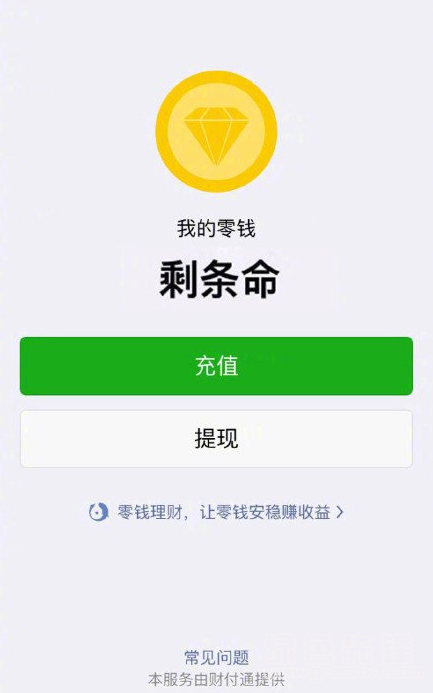 微信钱包余额恶搞表情包下载_我的零钱剩条命图片分享