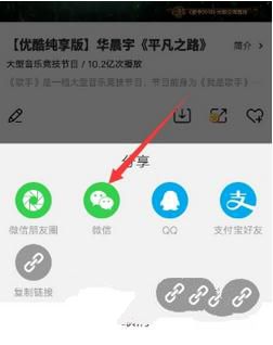 优酷视频怎么分享给好友 视频分享给好友方法