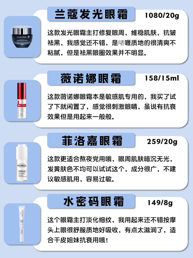 去眼袋眼霜十大名牌排行（强推这3款老牌最热门国货）