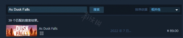 《黄昏降临时》steam叫什么？游戏steam名字介绍