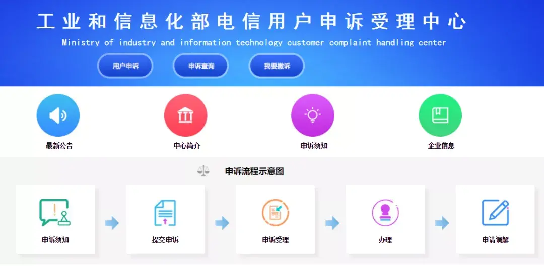 中国电信投诉官网是什么（电信用户申诉受理中心网站入口）