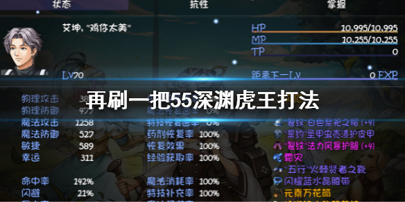 《再刷一把》55深渊虎王怎么打？55深渊虎王打法