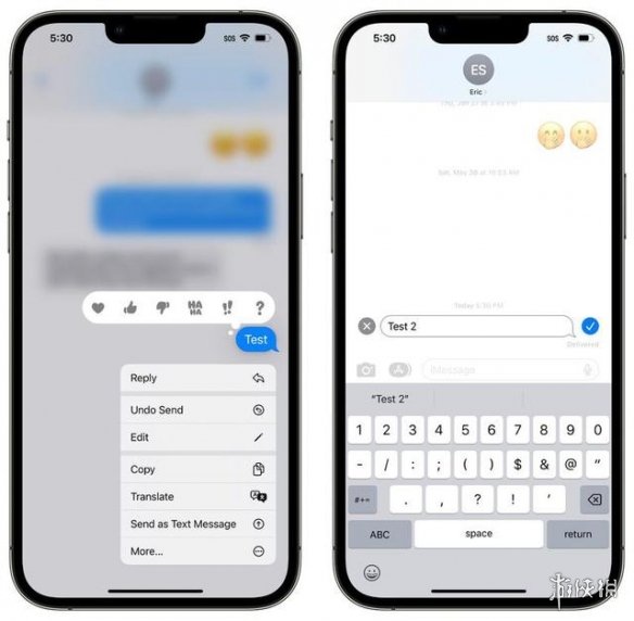 iOS16支持消息撤回编辑 iMessage消息可撤回