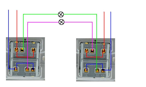 电灯开关怎么接线