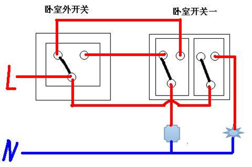 控制开关怎么接线