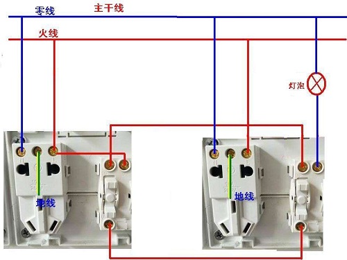 一灯两开关如何安装