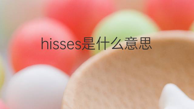 hisses是什么意思 hisses的翻译、读音、例句、中文解释