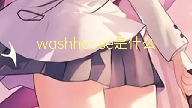 washhouse是什么意思 washhouse的翻译、读音、例句、中文解释