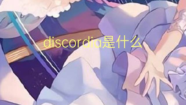 discordia是什么意思 discordia的翻译、读音、例句、中文解释