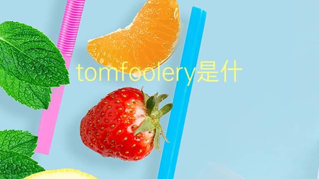 tomfoolery是什么意思 tomfoolery的翻译、读音、例句、中文解释