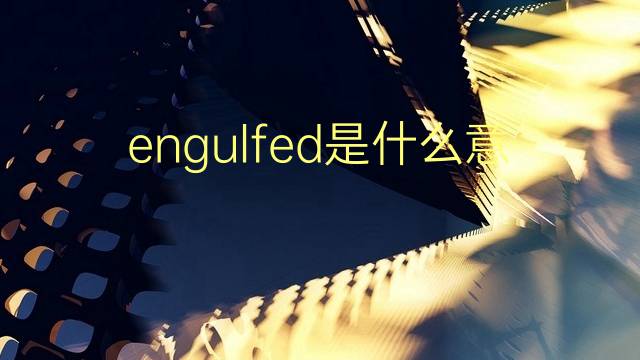 engulfed是什么意思 engulfed的翻译、读音、例句、中文解释