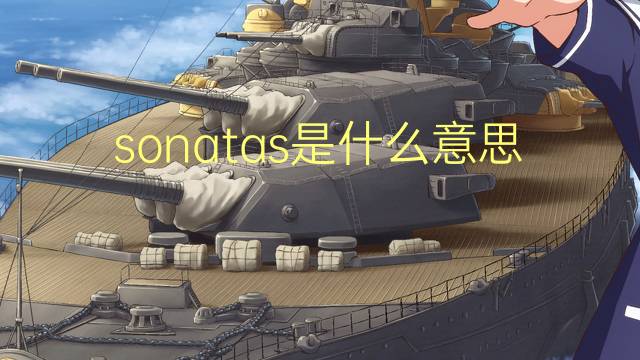 sonatas是什么意思 sonatas的翻译、读音、例句、中文解释