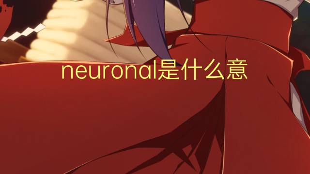 neuronal是什么意思 neuronal的翻译、读音、例句、中文解释