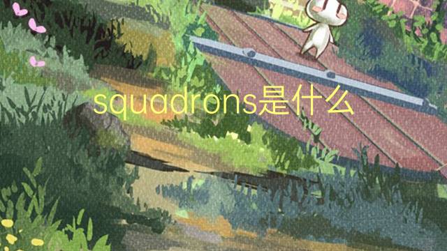 squadrons是什么意思 squadrons的翻译、读音、例句、中文解释