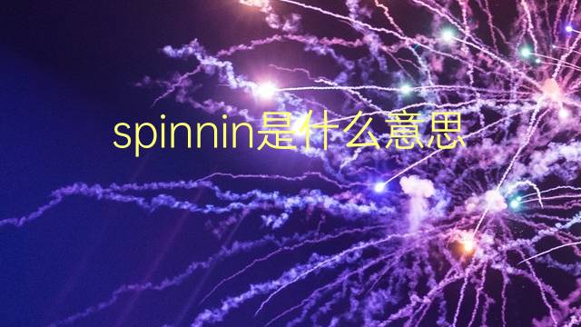 spinnin是什么意思 spinnin的翻译、读音、例句、中文解释