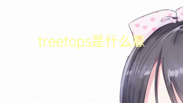 treetops是什么意思 treetops的翻译、读音、例句、中文解释