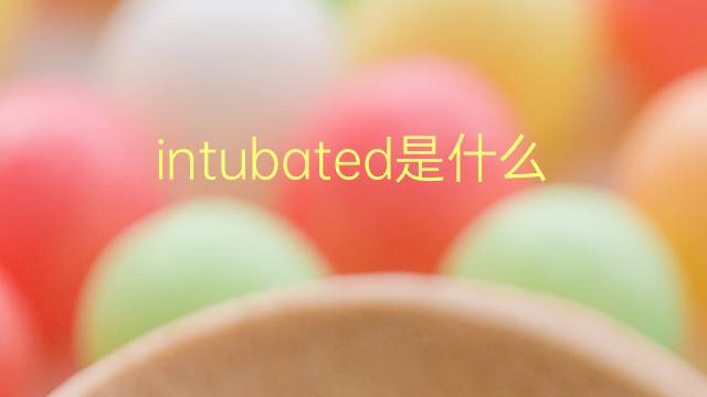 intubated是什么意思 intubated的翻译、读音、例句、中文解释