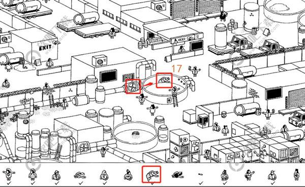 隐藏的家伙第五关工厂怎么过_隐藏的家伙第五关工厂图文攻略（图文）