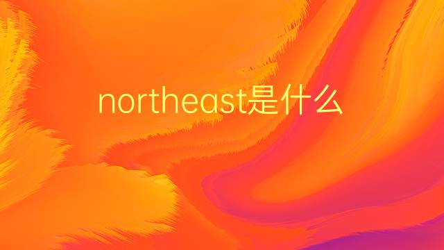 northeast是什么意思 northeast的翻译、读音、例句、中文解释