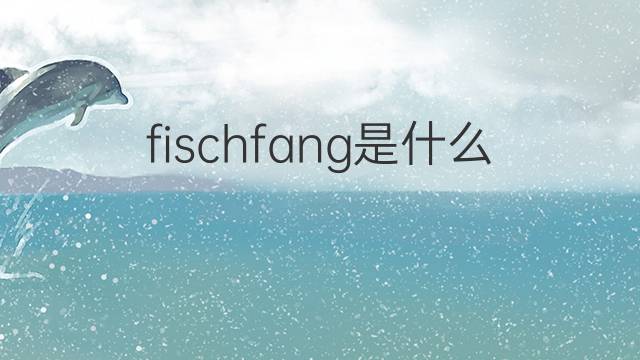 fischfang是什么意思 fischfang的翻译、读音、例句、中文解释