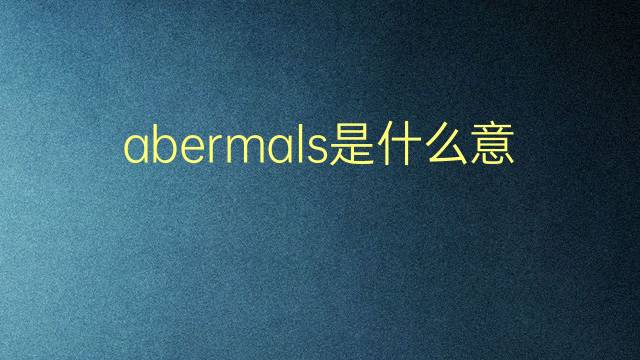 abermals是什么意思 abermals的翻译、读音、例句、中文解释