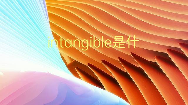 intangible是什么意思 intangible的翻译、读音、例句、中文解释