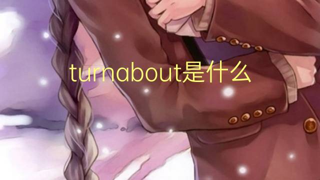 turnabout是什么意思 turnabout的翻译、读音、例句、中文解释