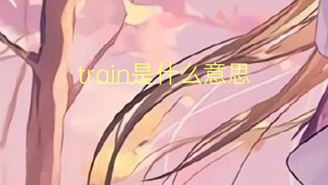 train是什么意思 train的翻译、读音、例句、中文解释