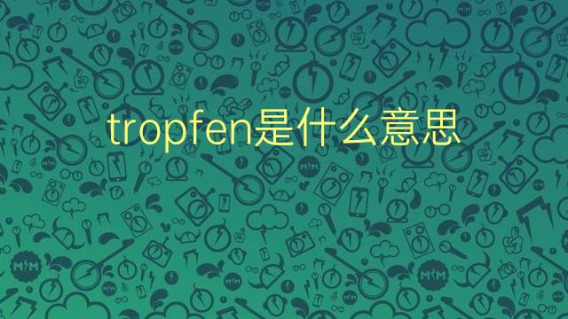 tropfen是什么意思 tropfen的翻译、读音、例句、中文解释