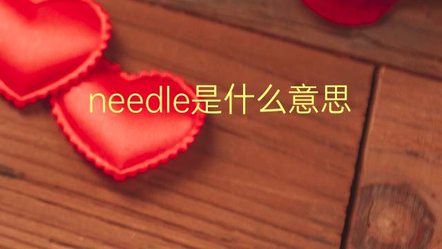 needle是什么意思 needle的翻译、读音、例句、中文解释