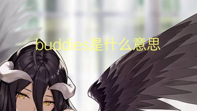 buddies是什么意思 buddies的翻译、读音、例句、中文解释