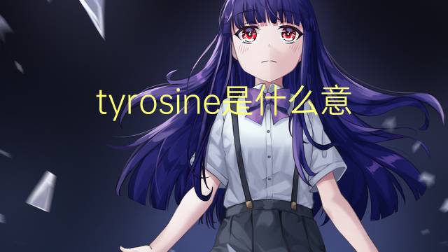 tyrosine是什么意思 tyrosine的翻译、读音、例句、中文解释