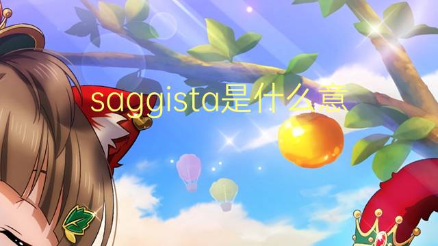 saggista是什么意思 saggista的翻译、读音、例句、中文解释