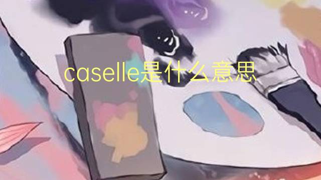 caselle是什么意思 caselle的翻译、读音、例句、中文解释