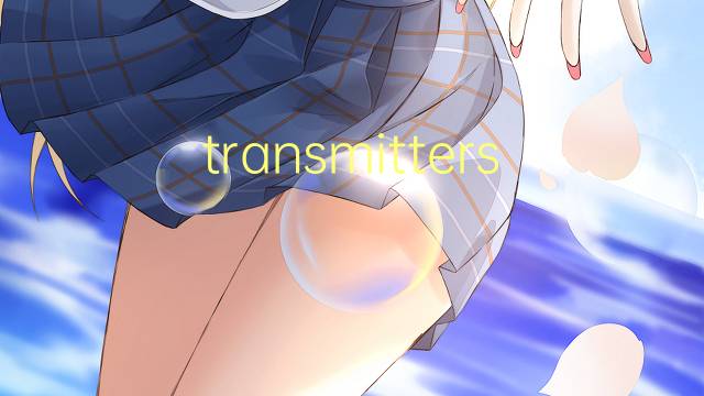 transmitters是什么意思 transmitters的翻译、读音、例句、中文解释