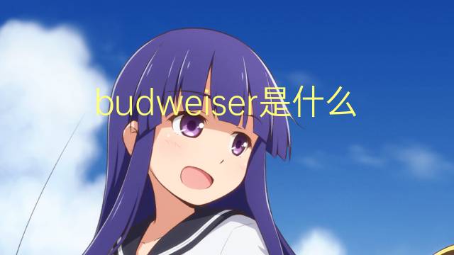 budweiser是什么意思 budweiser的翻译、读音、例句、中文解释