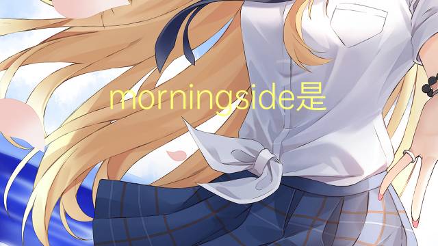 morningside是什么意思 morningside的翻译、读音、例句、中文解释