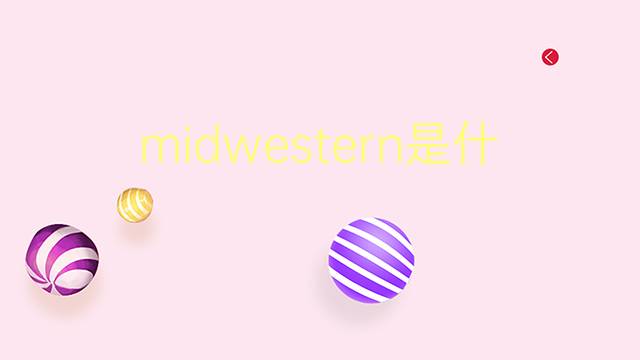 midwestern是什么意思 midwestern的翻译、读音、例句、中文解释