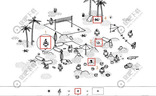 隐藏的家伙第六关海滩怎么过_隐藏的家伙第六关海滩图文攻略（图文）