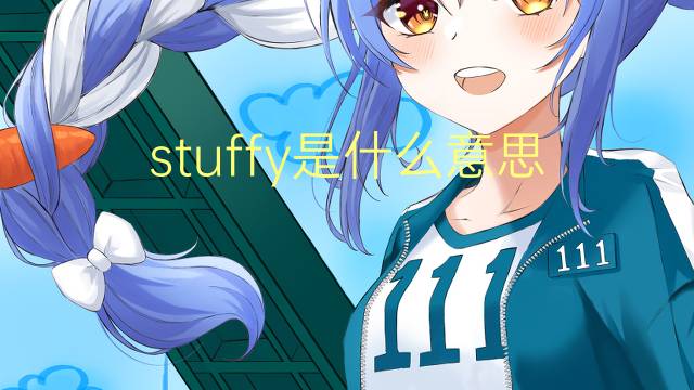 stuffy是什么意思 stuffy的翻译、读音、例句、中文解释