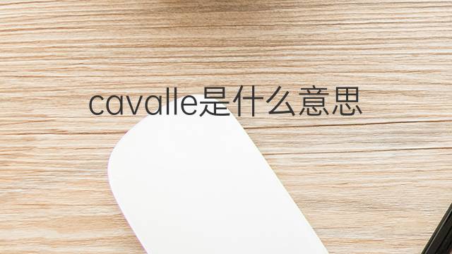 cavalle是什么意思 cavalle的翻译、读音、例句、中文解释