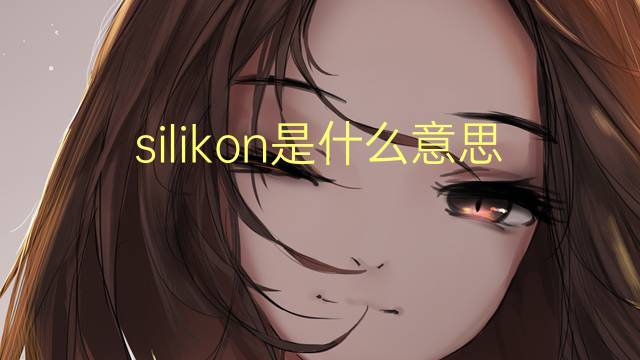 silikon是什么意思 silikon的翻译、读音、例句、中文解释