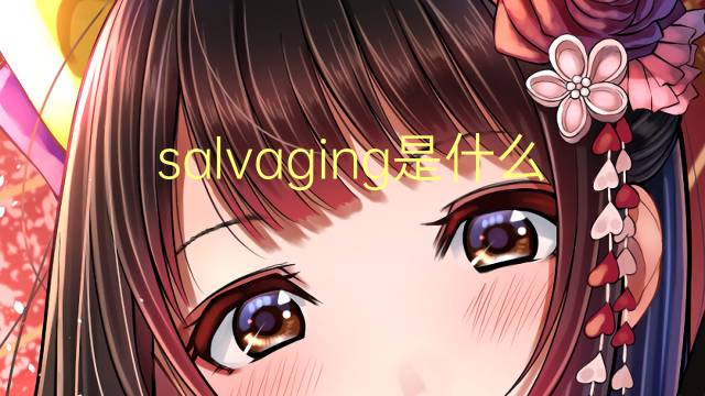 salvaging是什么意思 salvaging的翻译、读音、例句、中文解释