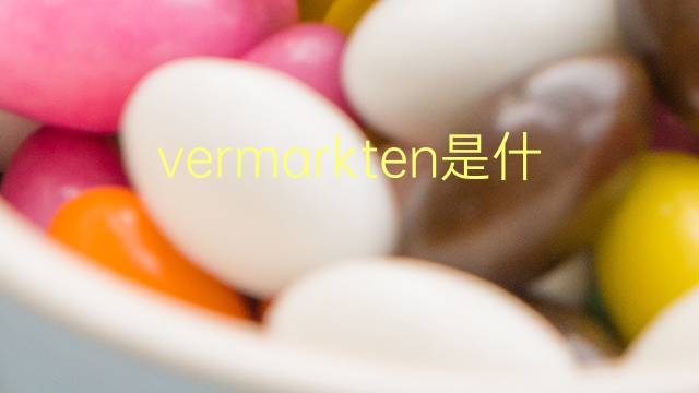 vermarkten是什么意思 vermarkten的翻译、读音、例句、中文解释