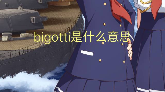 bigotti是什么意思 bigotti的翻译、读音、例句、中文解释