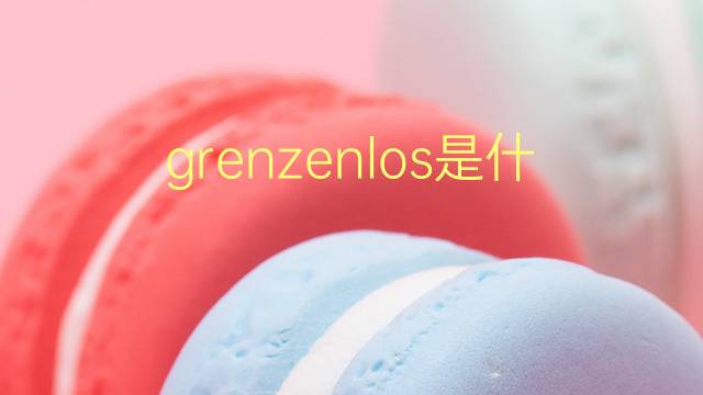 grenzenlos是什么意思 grenzenlos的翻译、读音、例句、中文解释