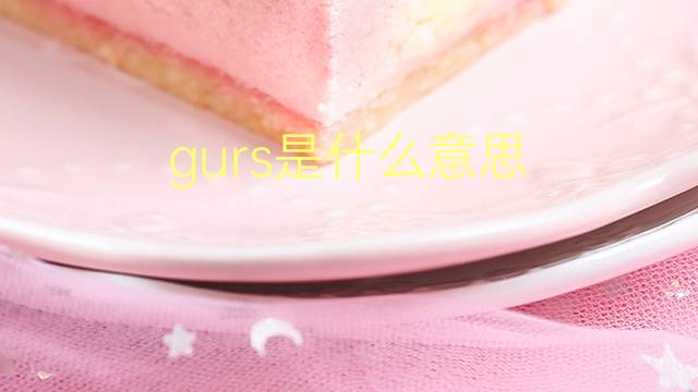 gurs是什么意思 gurs的翻译、读音、例句、中文解释