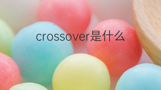 crossover是什么意思 crossover的翻译、读音、例句、中文解释