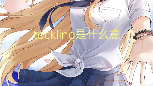 tackling是什么意思 tackling的翻译、读音、例句、中文解释