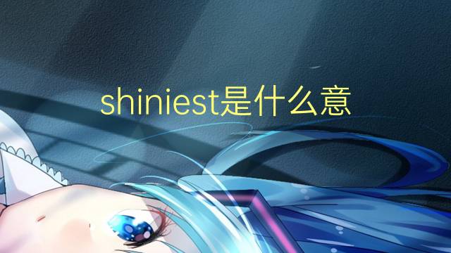 shiniest是什么意思 shiniest的翻译、读音、例句、中文解释